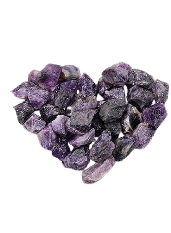 Natural Drilled Amethyst Raw Stone, Single item of Purple Crystal Cluster, Rough Unpolished Geode Mineral, Healing Energy Crystals, Irregular Shape - Image 2